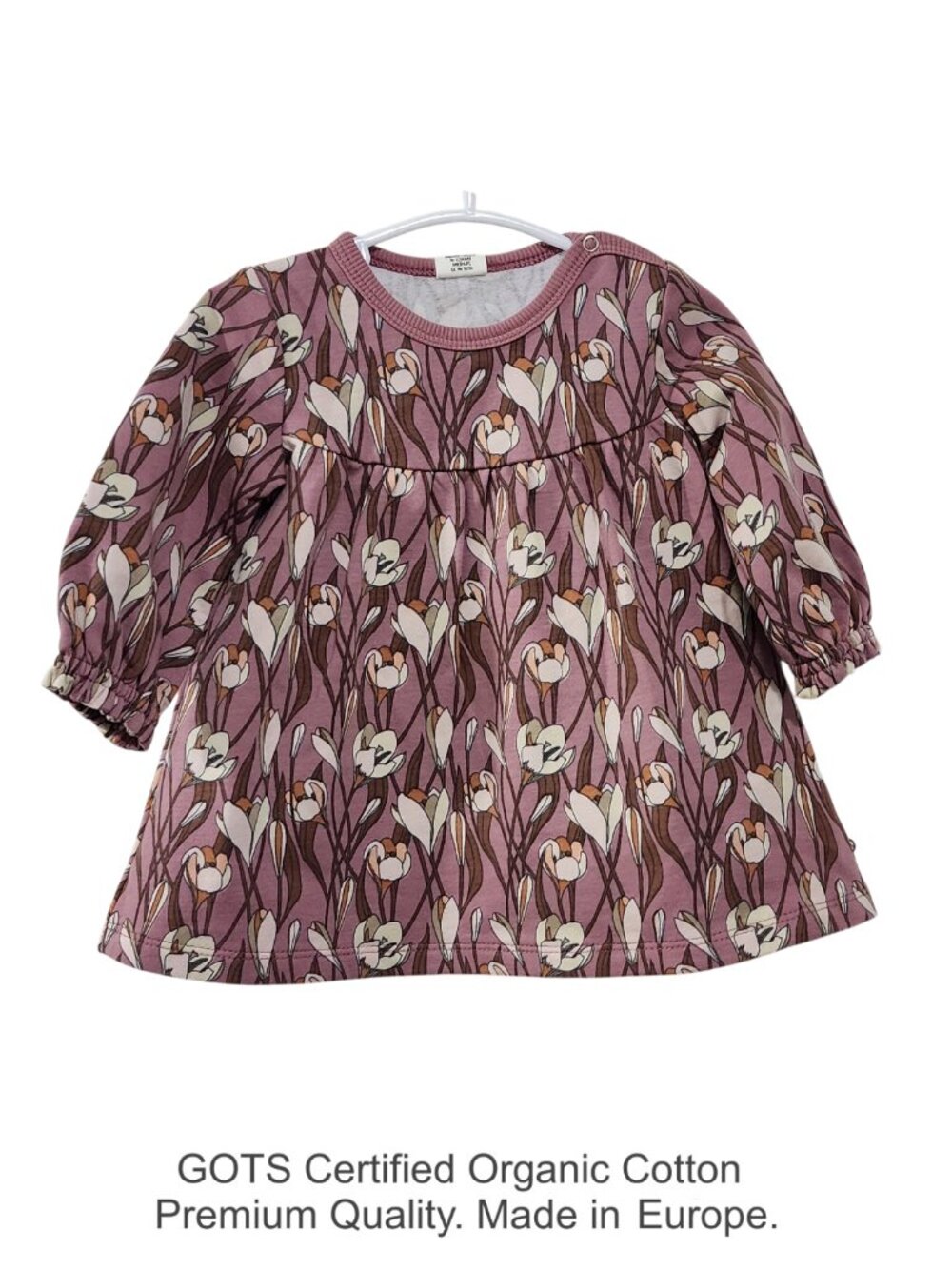 NWT - MUSLI Organic Baby Floral Dress - size 3/6M